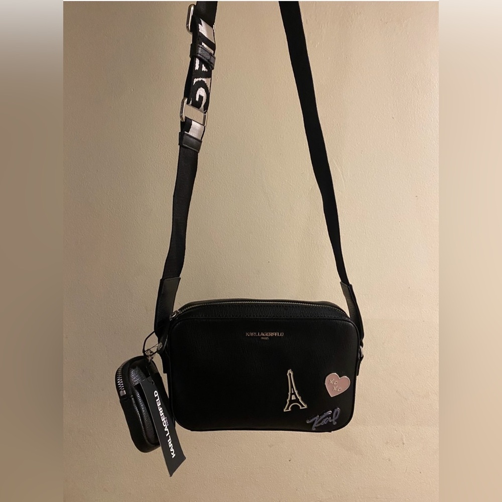 NWT Karl Lagerfeld Paris Maybelle Camera Crossbody bag